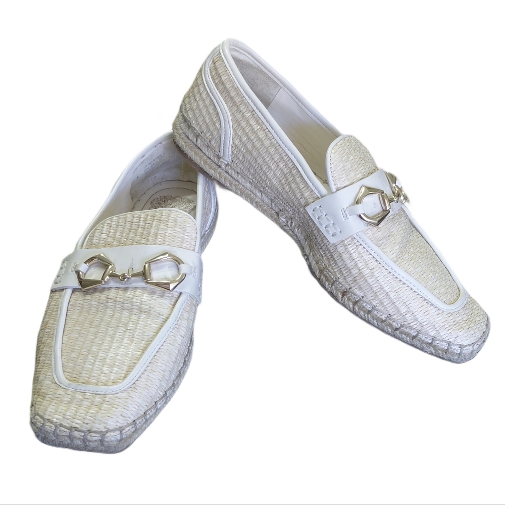 VINCE CAMUTO Marynis Woven Loafers Women's Size 7.5 Slip On Flats